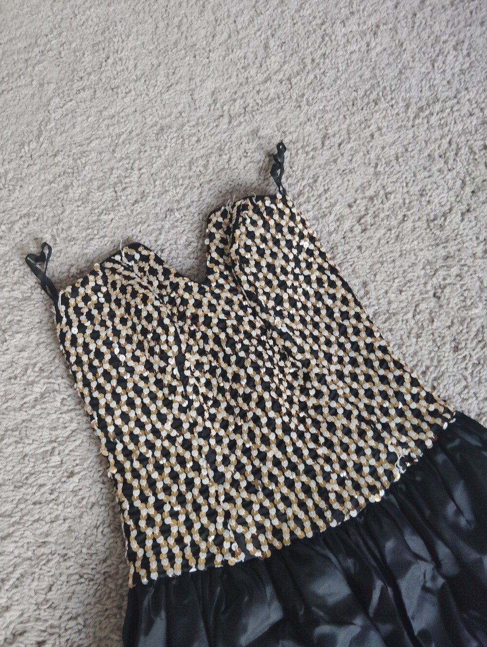 Gunne Sax Strapless Bubble Mini Dress - Picture 4 of 6